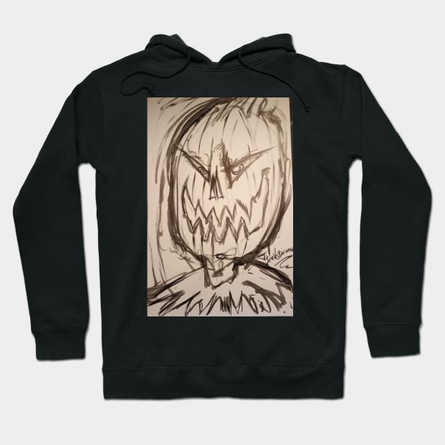 Pumpkin face Hoodie by Slaygoth